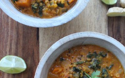 Spiced Red Lentil Coconut Stew